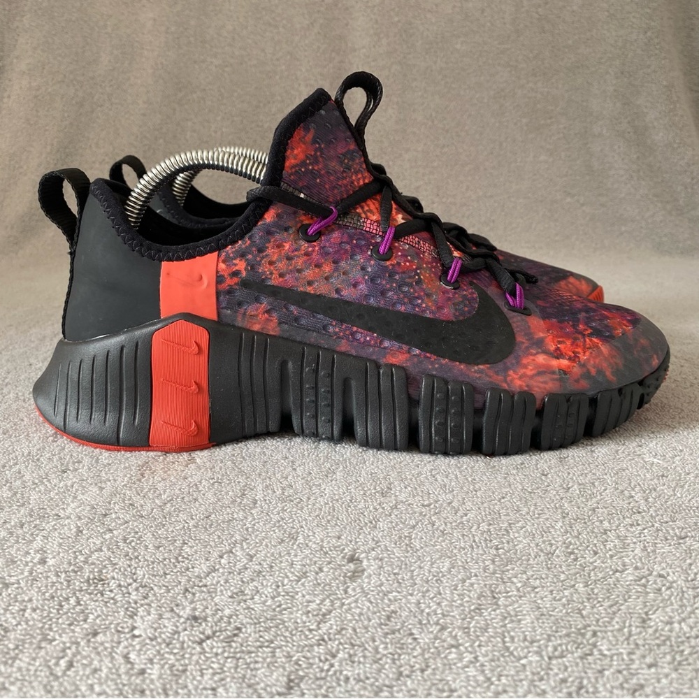 Nike Shoes Mens 8.5 Womens 10 Free Metcon 3 CJ0861-003 Black Martian Sunrise